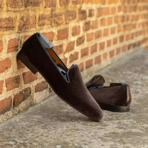 Sapatos de fundo vermelho para homens, mocassins masculinos, sapatos de vestido de festa com deslizamento sólido, novos, tamanho 38-48