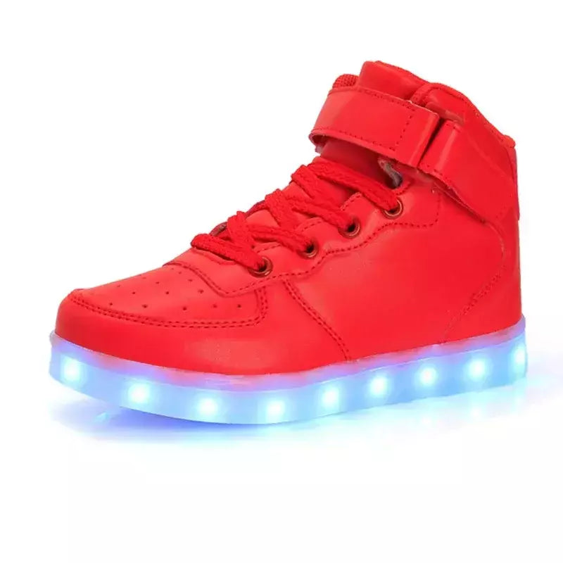 Tamanho 25-46 led sapatos com luzes brilhantes led chinelos para crianças & adulto feminino tenis para crianças meninos meninas sapatilhas luminosas