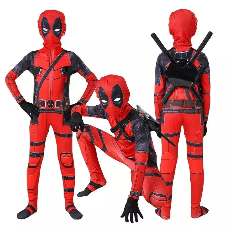 Anime traje crianças cosplay máscara mochila terno macacão super-herói cosplay bodysuit macacão traje de halloween adulto crianças