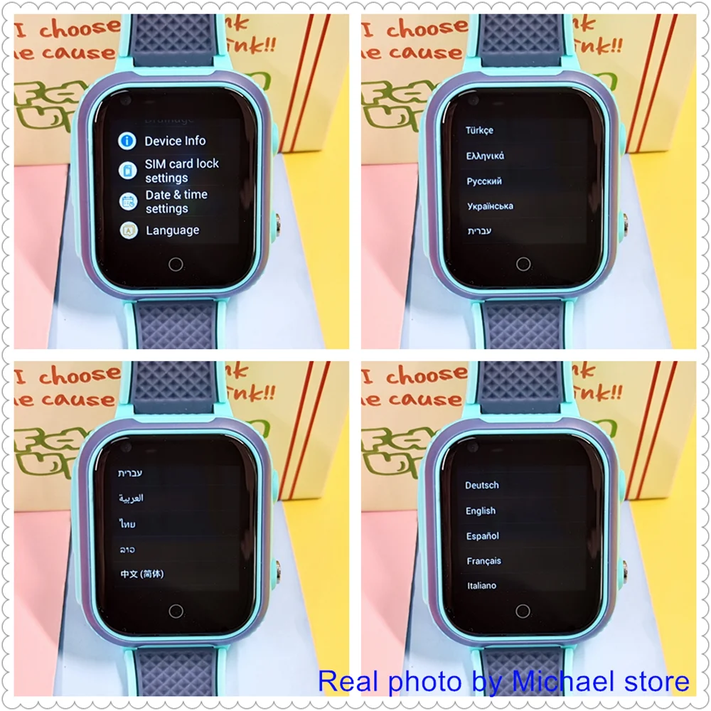 Lt21 4g relógio inteligente crianças gps wifi chamada de vídeo sos ip67 à prova dip67 água criança smartwatch câmera monitor rastreador localização telefone relógio