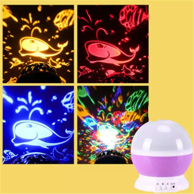 LED Rotating Night Light Projector, Céu Estrelado, Star Master, Crianças, Crianças, Sono, Romântico, USB, Lâmpada, Presentes para Criança