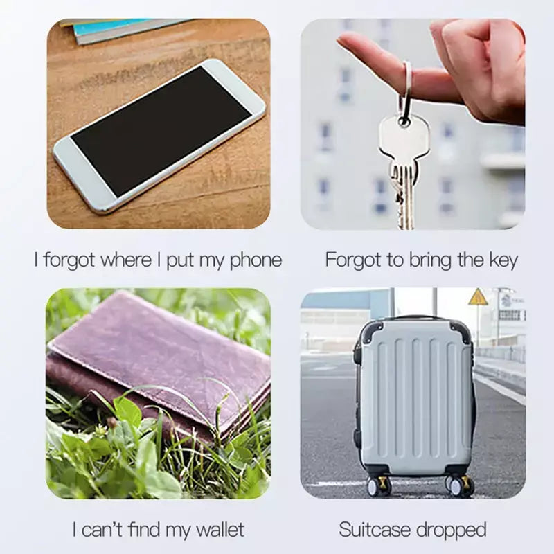 Mini GPS Tracker para IOS e Android, Bluetooth 5.0, Dispositivo Anti-Lost, Smart Finder, Pet Keys, Rastreamento Carteira, Locator Acessórios