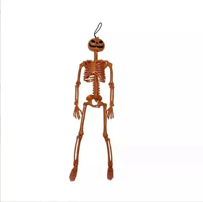 Esqueleto de forma humana de halloween de 40cm, esqueleto acessível, ossos de forma humana, decorações de herror de halloween, adereços de terror de casa assombrada