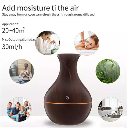 200ml umidificador de ar difusor de óleo essencial usb névoa criador mini umidificador com luz colorida para casa escritório carro