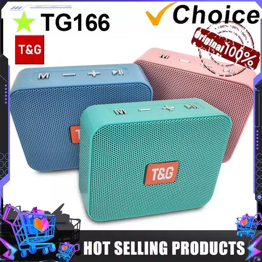 T & g tg166 portátil sem fio bluetooth alto-falante coluna baixo boombox bt usb tf aux play alto-falante ao ar livre para telefone inteligente tablet