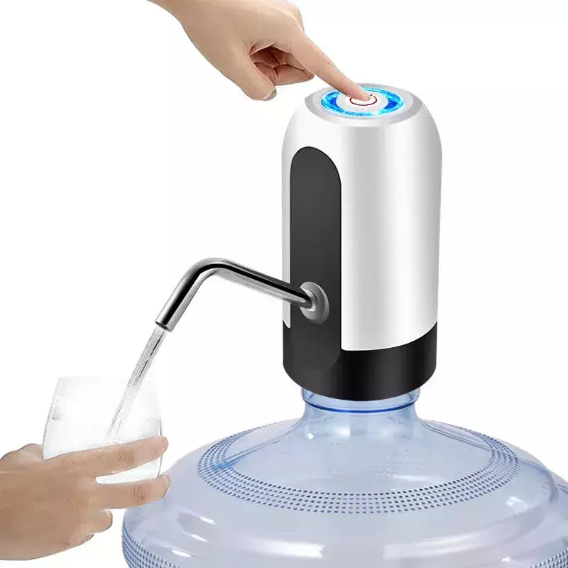 Bomba de garrafa de água automática portátil, Dispensador elétrico de água fria para Garrafon, Garrafa reutilizável USB, Beber Auto Switch