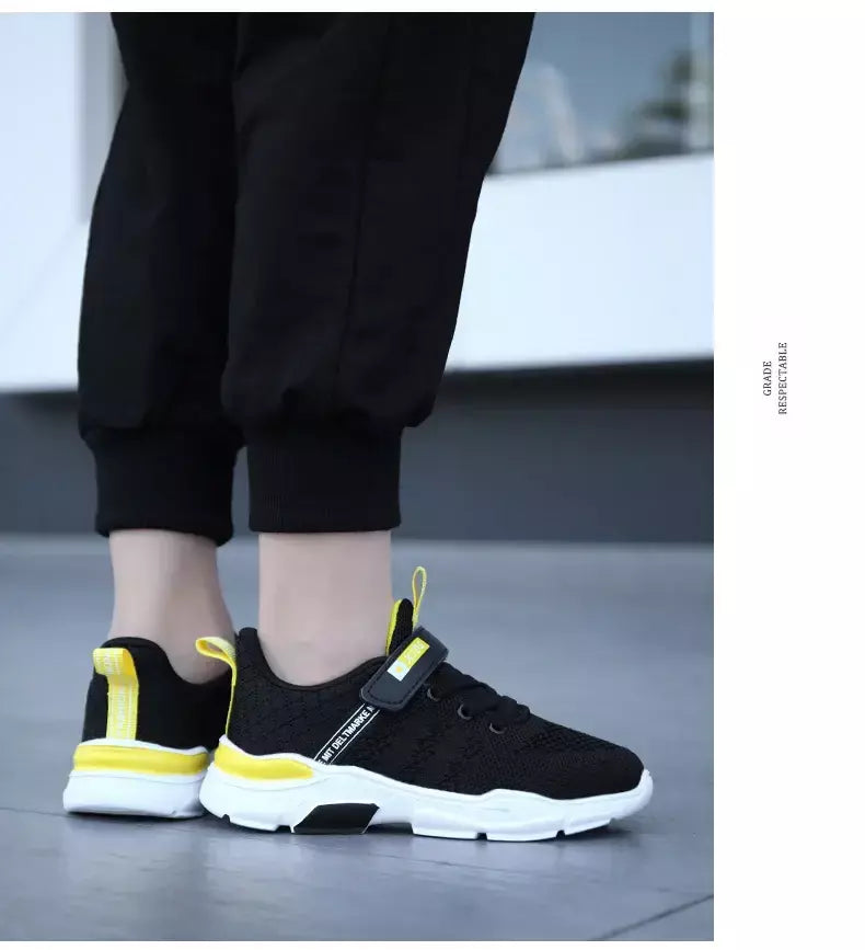 Crianças sapatos antiderrapantes respirável malha sapatos da criança conforto tênis de corrida marca meninas meninos sapatos casuais crianças moda tênis