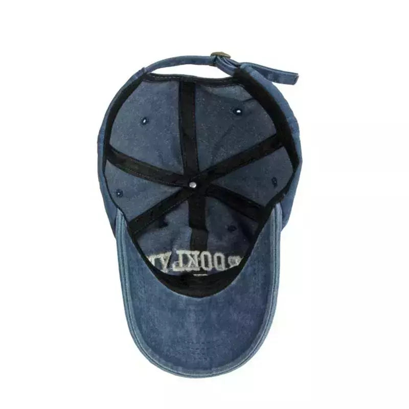 Boné de beisebol para quatro temporadas masculino e feminino, casual retrô lavado de algodão, bordado snapback, proteção solar unissex, verão, 4 estações