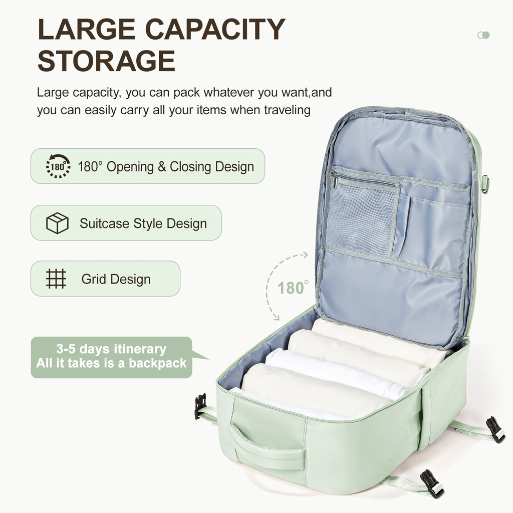 Mochila Laptop para Homens e Mulheres, Mochila Escolar Impermeável, Cabine, Cabine, Aeronaves, 40x20x25,Easyjet, 45x36x20, Bolsa Feminina