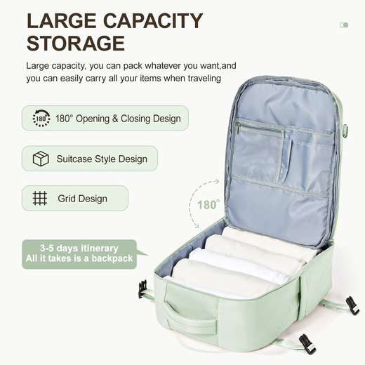 Mochila Laptop para Homens e Mulheres, Mochila Escolar Impermeável, Cabine, Cabine, Aeronaves, 40x20x25,Easyjet, 45x36x20, Bolsa Feminina