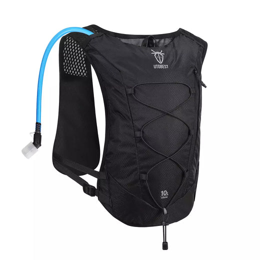 UTOBEST Trail Running Mochila, Colete de Hidratação Ultra Leve, Bexiga De Água 2L, Caminhada Ao Ar Livre, Maratona, Caminhada, 10L