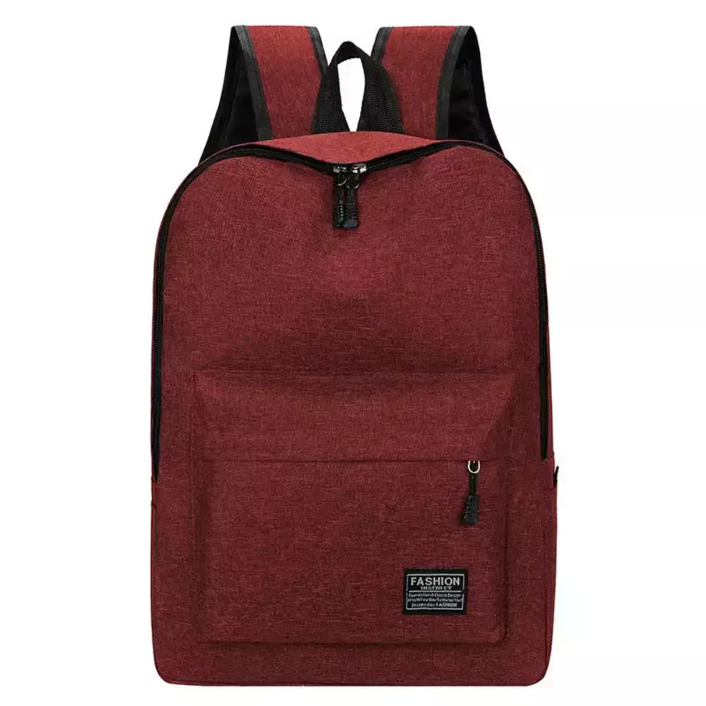 Mochila minimalista lavável unissex, grande capacidade, versátil, escola, estudante, computador, viagem, moda