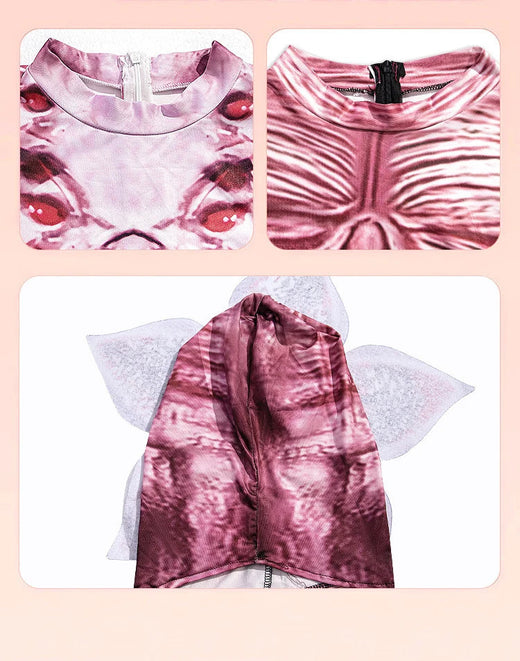 Cannibal flor halloween horror cosplay traje calças apertadas traje festa carnaval anime conjunto cos meninos meninas roupas novidade