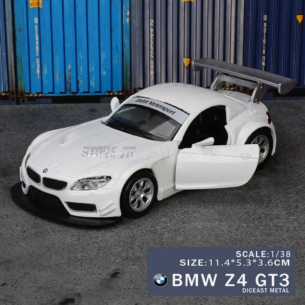 Msz 1:43 bmw m4 e-tron gt aventador modelo de suspensão carro clássico modelo de carro estático liga fundição modelo de carro coleção presente brinquedo