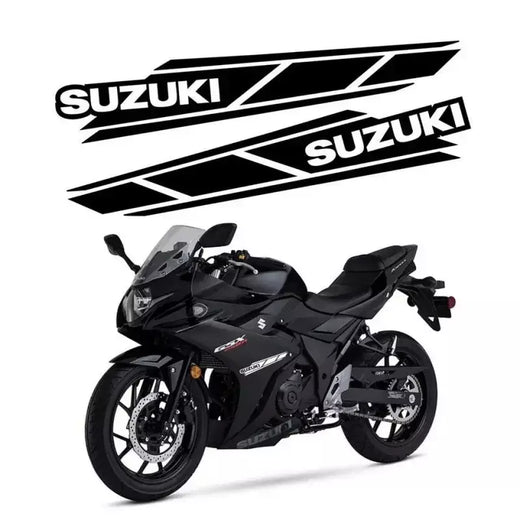 Para suzuki motocicleta personalizado e simples adesivo decorativo de corpo inteiro capacete tronco modificação à prova dwaterproof água decalque adesivo