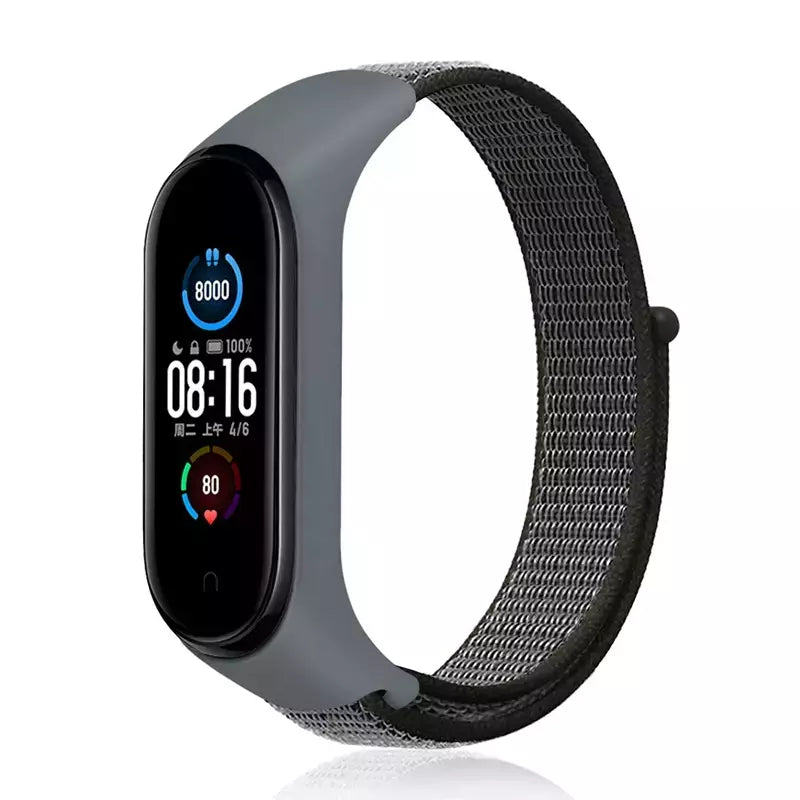 Correia de nylon para Xiaomi Mi Band, pulseira esportiva confortável, pulseira para Mi Band 7, 6, 5, 4, 3