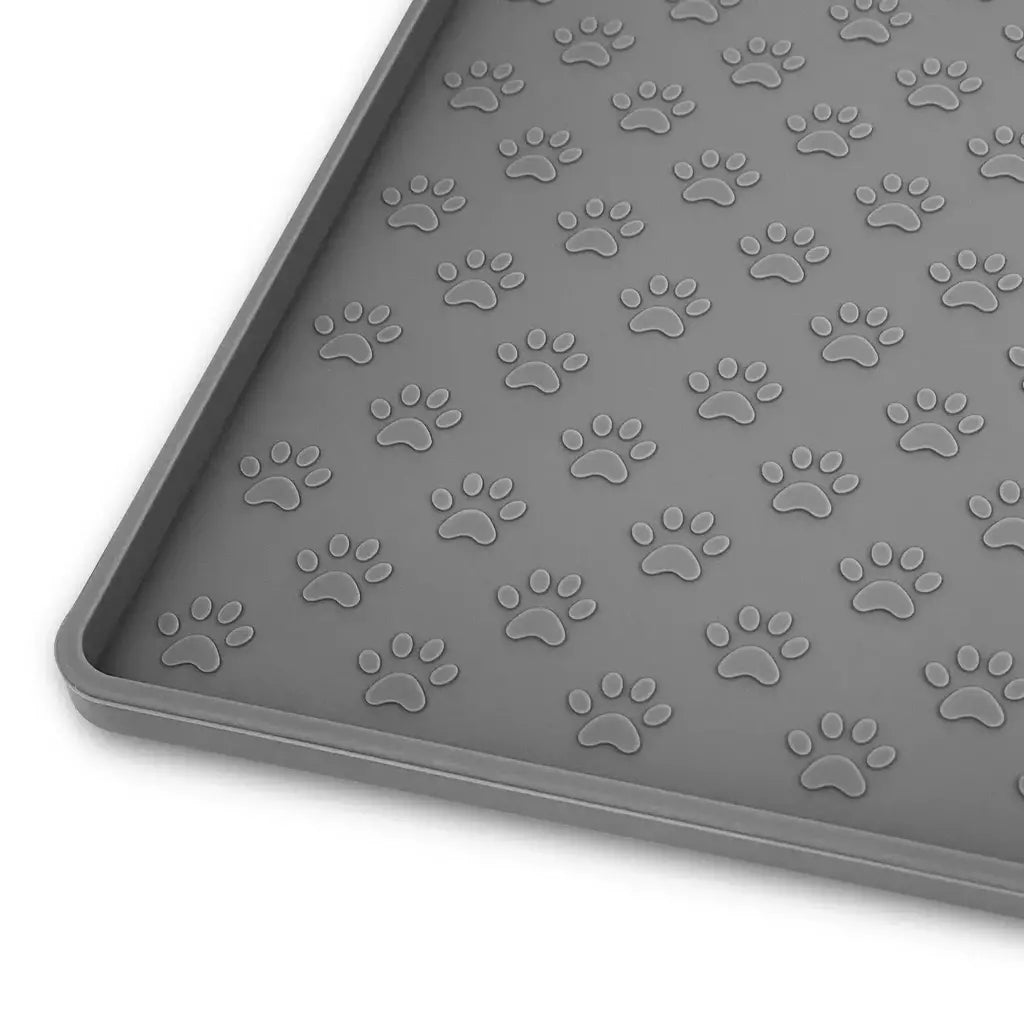 Pet placemat gato comida tigela esteira de alimentação do cão gato cão beber alimentação placemat silicone impermeável antiderrapante pet alimentador esteiras