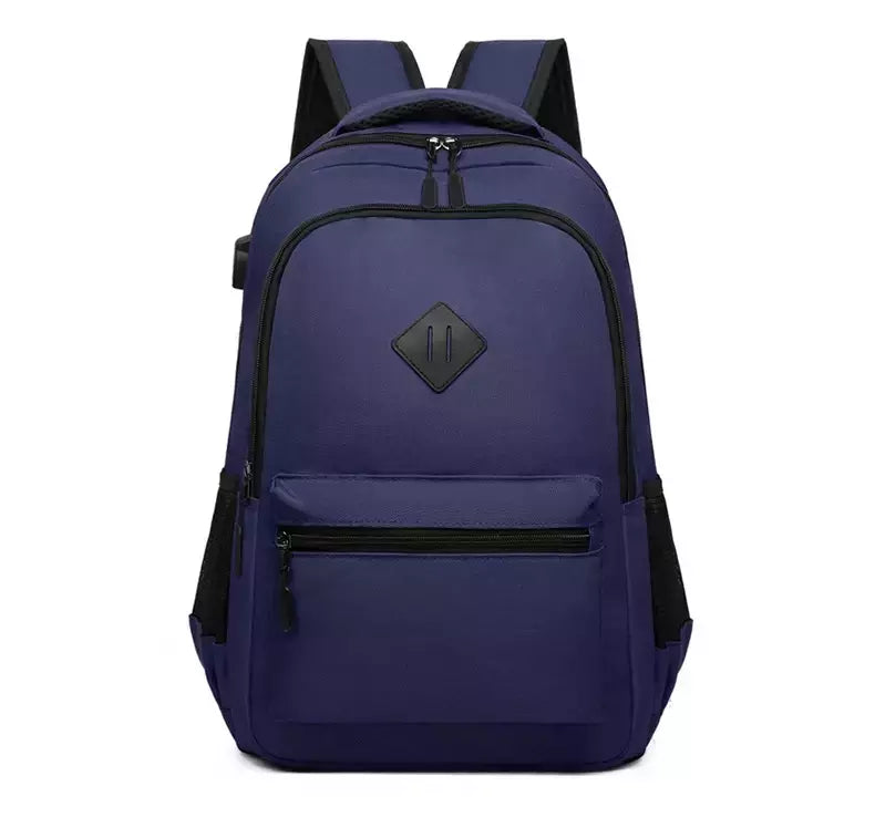 Mochila de carregamento USB impermeável para homens, sacos traseiros do escritório do negócio, mochila para laptop casual, mochilas escolares masculinas, 15,6";;VERDADEIRO;;"CINZA