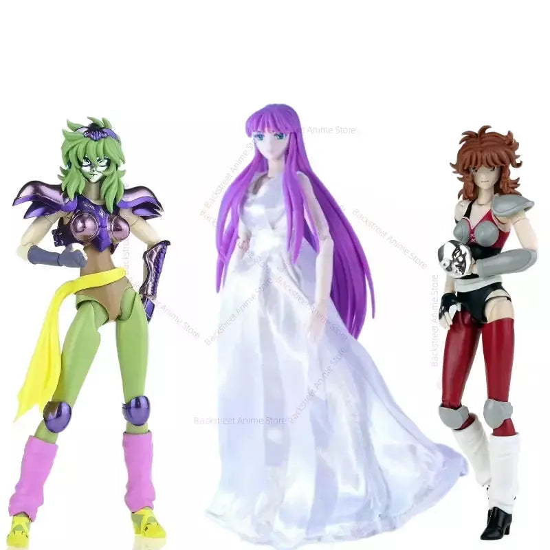 GoodTony/GT Saint Seiya Mito Pano EX Athena Pandora Águia Marin Ophiuchus Shaina Prata Cavaleiros do Zodíaco Figura de ação