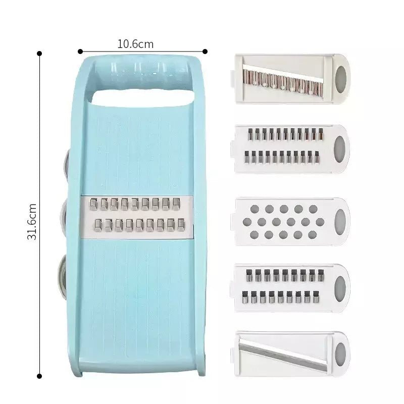 Chopper Vegetal Multi-Funcional, Chopper de Cebola, Fatiador de Mandolina Cozinha, Cortador Veggie Dicer, 5 em 1