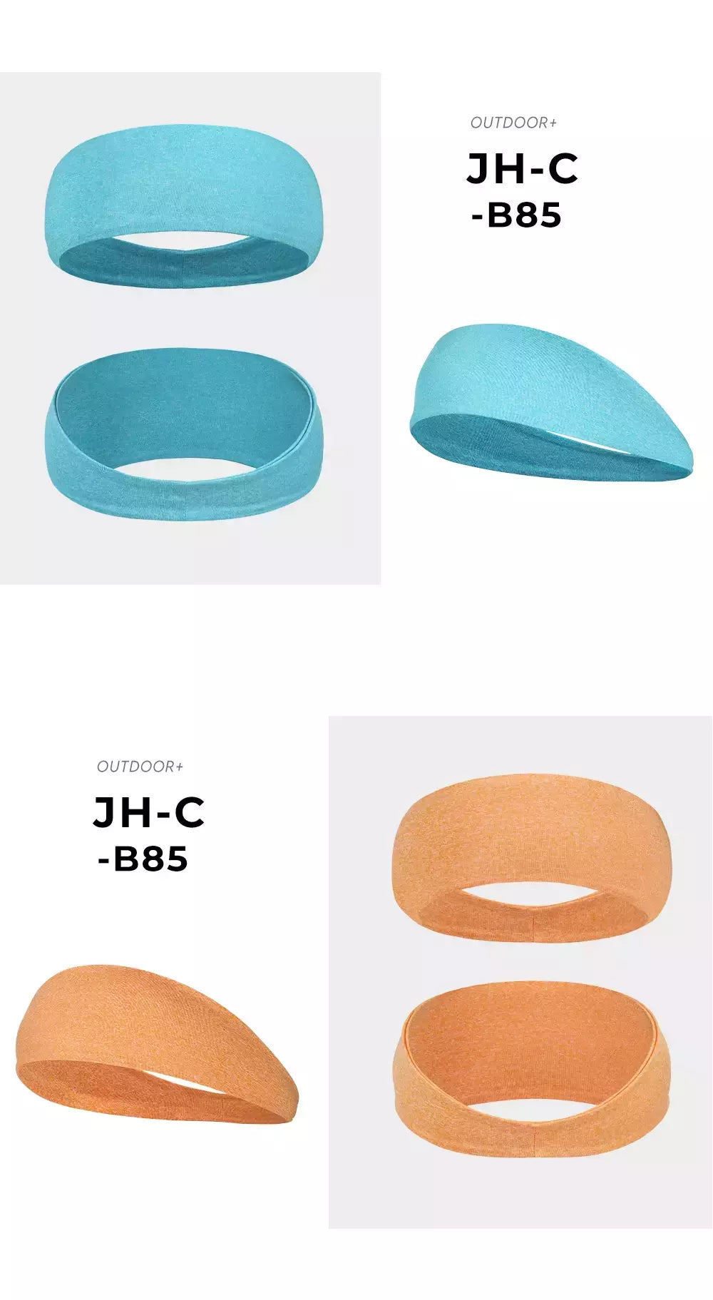 Elastic Absorbent Sports Headband para homens e mulheres, bandagem de cabelo, suor, corrida, fitness, ciclismo, corrida, tênis, ioga, academia