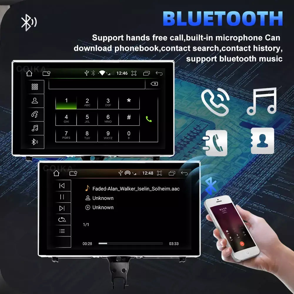 8 núcleos android 13 sistema multimídia estéreo do carro para audi a6 c7 a7 2012-2018 wifi 4g 8 + 128gb ram carplay ips tela de toque gps navi