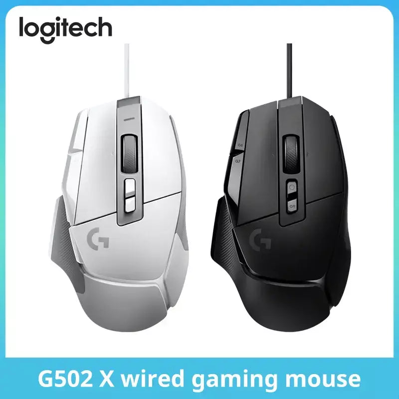 Logitech (G) G502 X Advanced Edition Novo mouse óptico-mecânico híbrido Micro HERO Engine Gaming