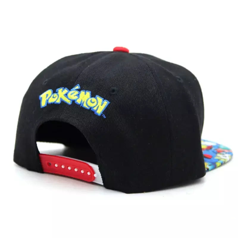 Anime figura pokemon boné de beisebol pikachu chapéu ajustável pokemon cosplay hip hop dos desenhos animados chapéus adultos menino menina crianças presentes aniversário