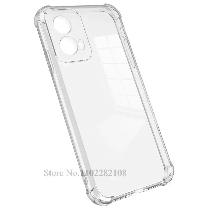G34 5g caso para motorola g34 5g caso à prova de choque capa traseira transparente caso de silicone para moto g34 5g caso coque fundas escudo