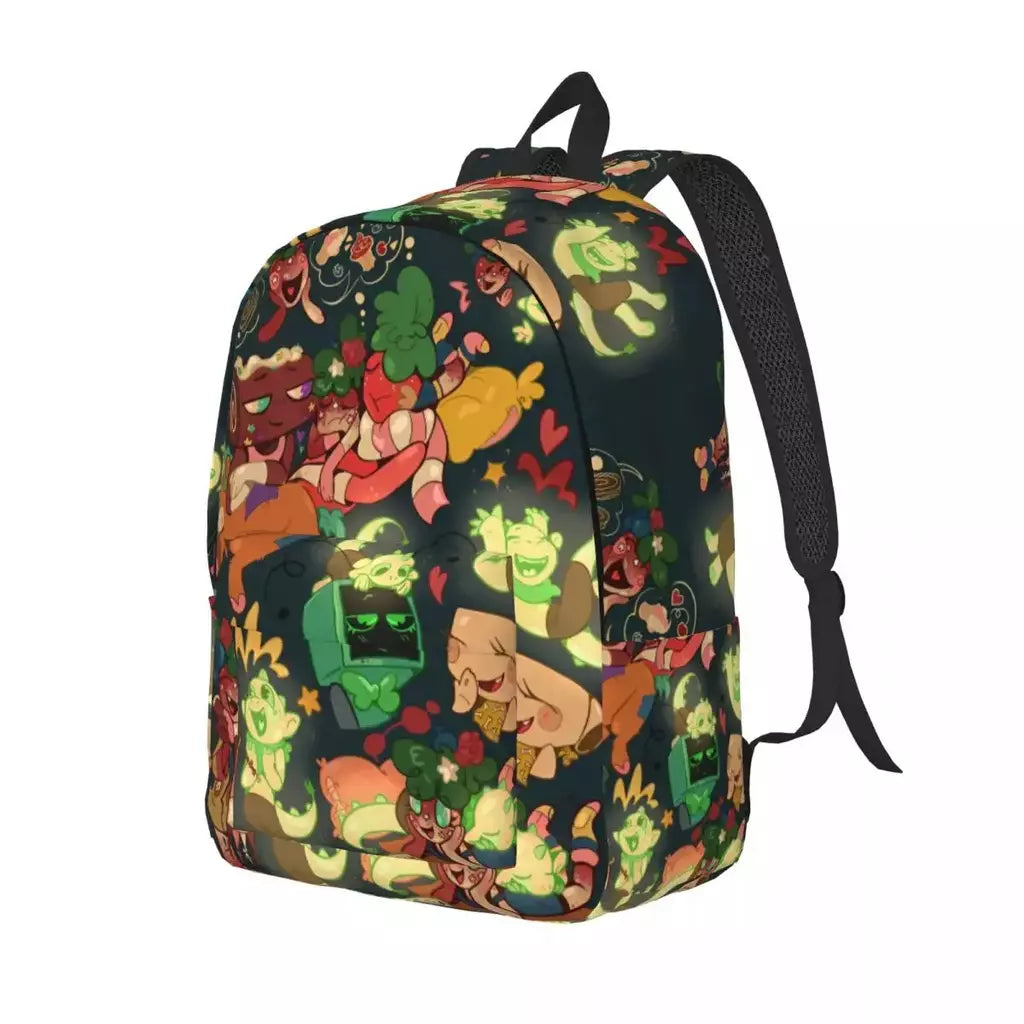 Mochila fofa Dandys World para homens e mulheres, legal, estudante, trabalho, mochila, jogo, laptop, bolsa de ombro ao ar livre