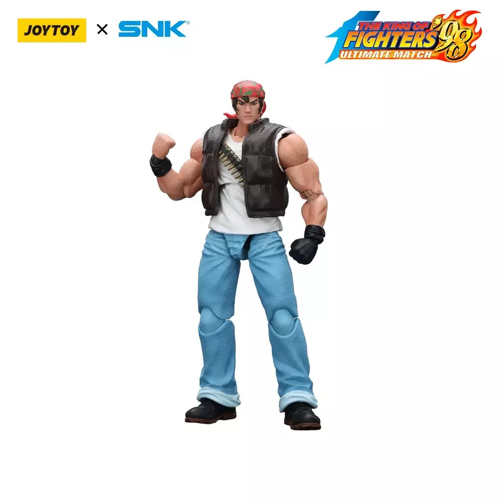 Joyotoy original rei dos lutadores 98um figura de ação kof 98um ikari guerreiros equipe herói 1/18 jogo estatueta modelo brinquedos personalizados