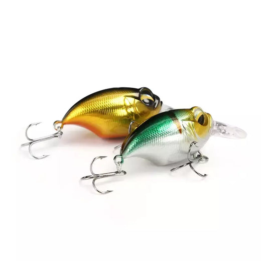 38mm 8g topwater mini crankbait isca de pesca flutuante wobbler isca dura artificial para pique walleye baixo plástico swimbait enfrentar