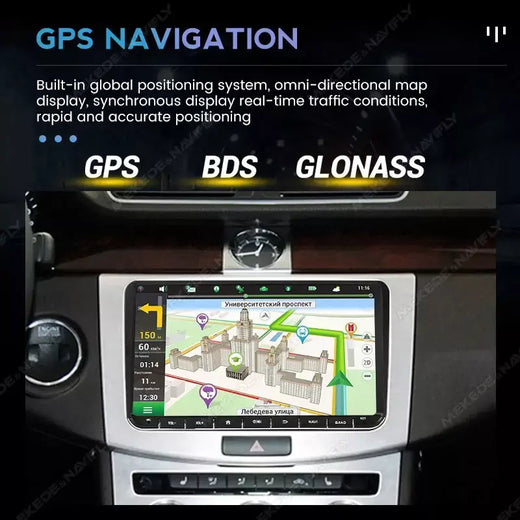 Android 13 sem fio carplay auto carro multimídia player tela ips gps wifi 7/8/9 ''rádio do carro para vw passat golf polo jetta skoda