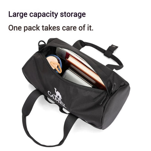 Bolsa de ombro única para esportes ao ar livre Golden Dome, bolsa crossbody fitness na moda, casual para homens e mulheres