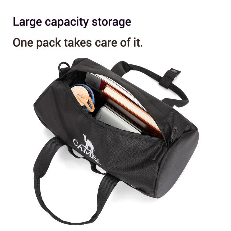Bolsa de ombro única para esportes ao ar livre Golden Dome, bolsa crossbody fitness na moda, casual para homens e mulheres
