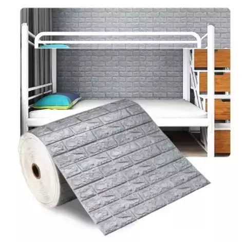 Papel de parede antigo para decoração, adesivo de parede 3D, impermeável, sala de estar e quarto, 70cm x 1 m, 5 m, 10m