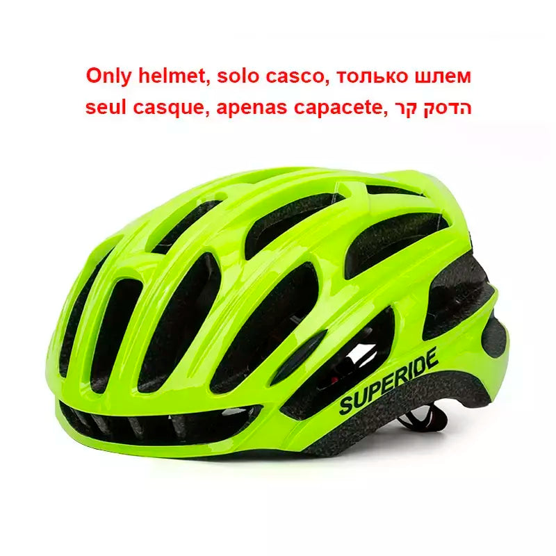 Superide integralmente moldado mountain road bicicleta capacete esportes de corrida equitação ciclismo capacete das mulheres dos homens ultraleve mtb capacete