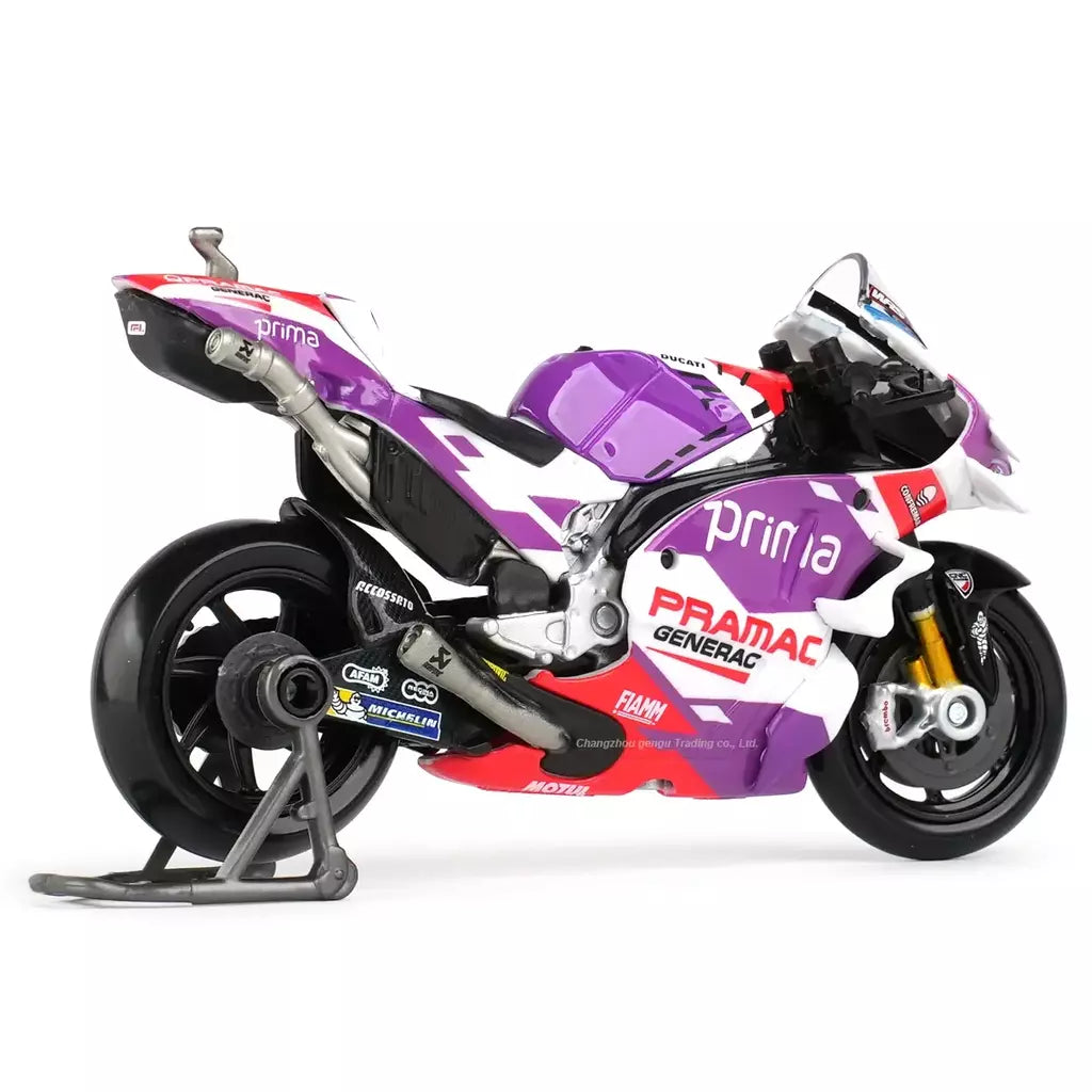 Maisto 1:18 2022 GP Racing Ducati Pramac Racing Die Cast Veículos Colecionáveis Modelo de Motocicleta Brinquedos