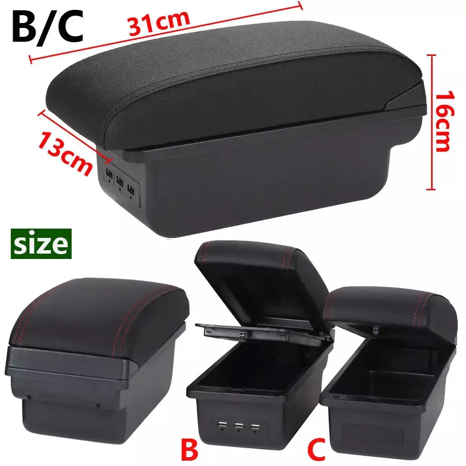 Caixa do braço do carro para Renault, Renault Clio 4, Captur, 3, III, IV, Acessórios do carro, Peças de armazenamento, Dedicado, Retrofit Interior