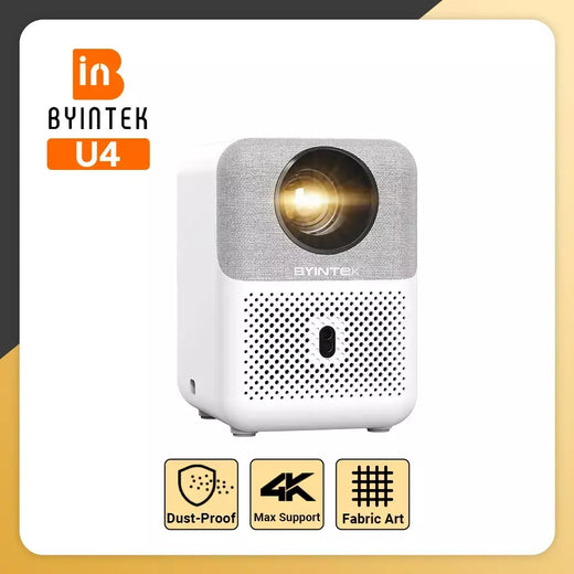 BYINTEK LOVE U4 Projetor 4K Smart 1080P Mini Home Theater Vídeo Android WIFI para Smartphone Cinema