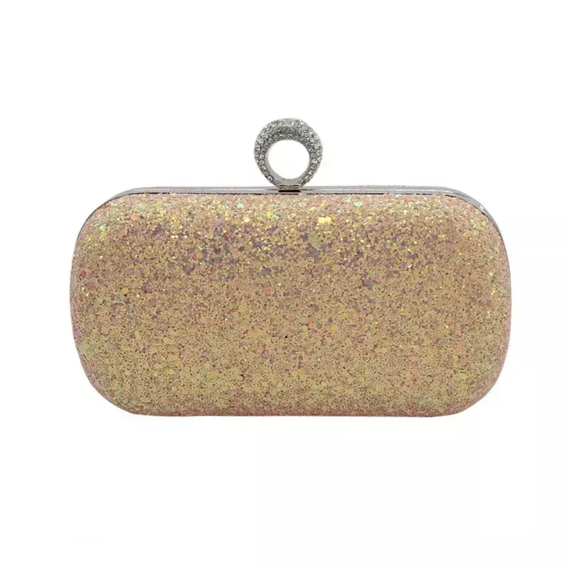 Evening Pink Clutch Purse Mulheres Bling Lantejoulas Bolsas 2023 Novo Designer De Moda Saco De Telefone De Luxo Crossbody Pequeno Saco De Designer