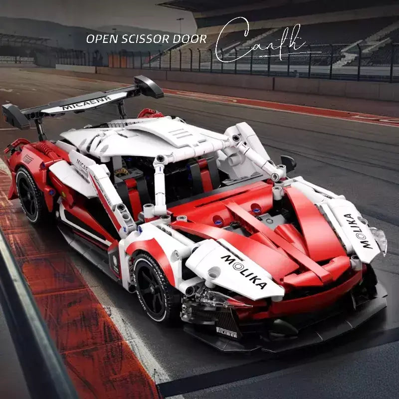 2025 novo 1200 pçs mclaren esportes carro blocos de construção conjunto 1:14 escala kit modelo carro corrida para crianças adulto veículo corrida brinquedos presentes