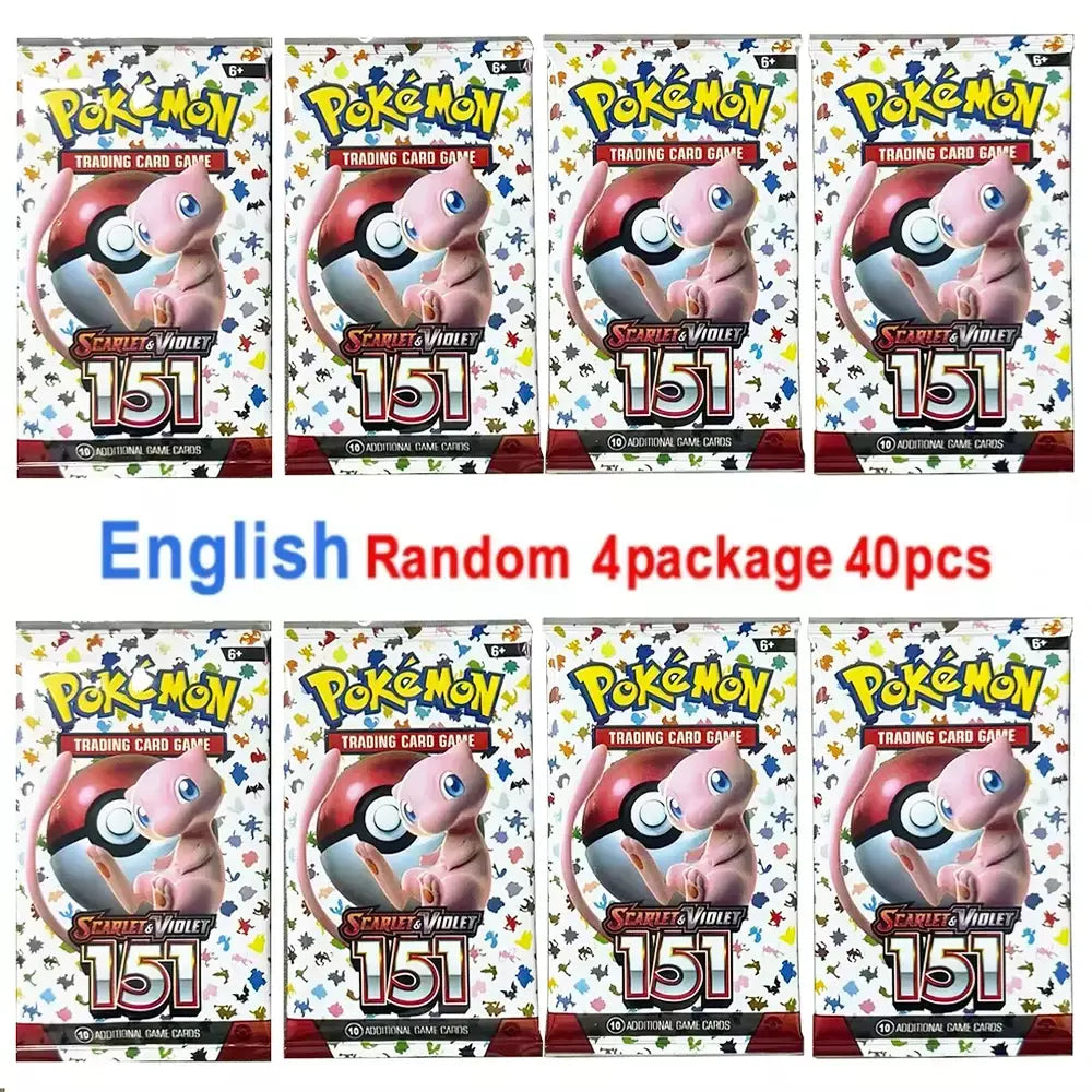 4 pacote de cartas pokémon 151 equipe up sun & moon trovão inglês jogo de cartas de negociação evoluções impulsionador colecionável crianças brinquedos presentes