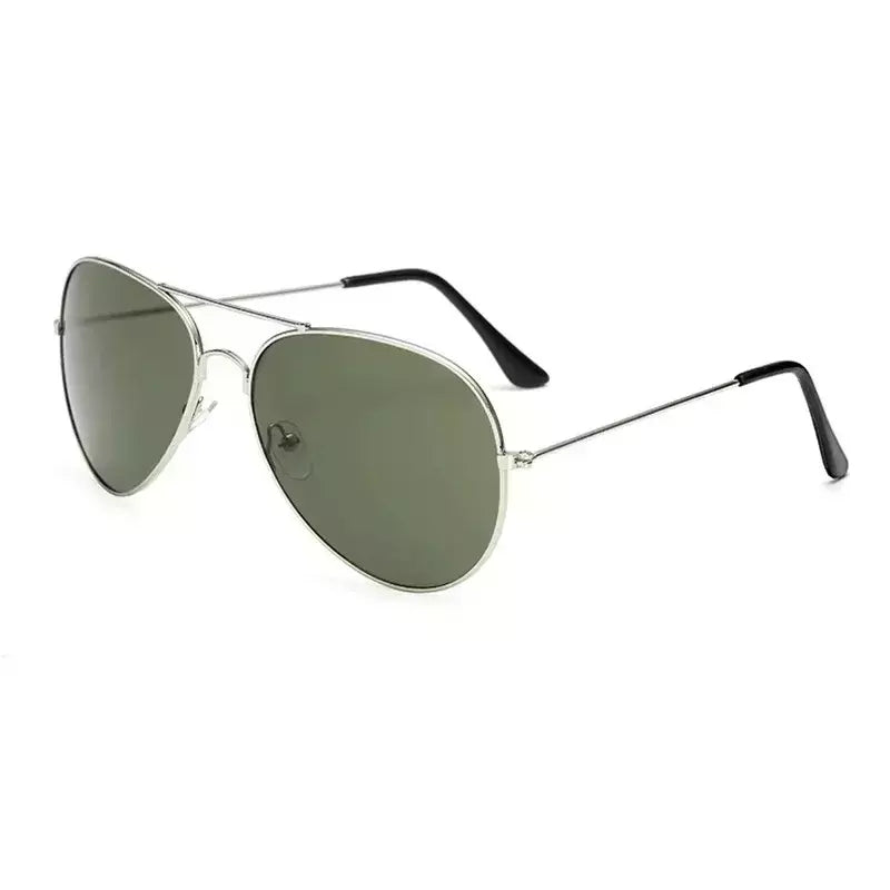 Óculos de sol clássicos Retro Pilot Ocean para homens e mulheres, metal unissex, vermelho, amarelo, 3025, óculos de direção, verão, 2024