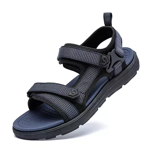 Sandálias de praia respirável ao ar livre masculinas, sapatos de verão, moda casual, plus size