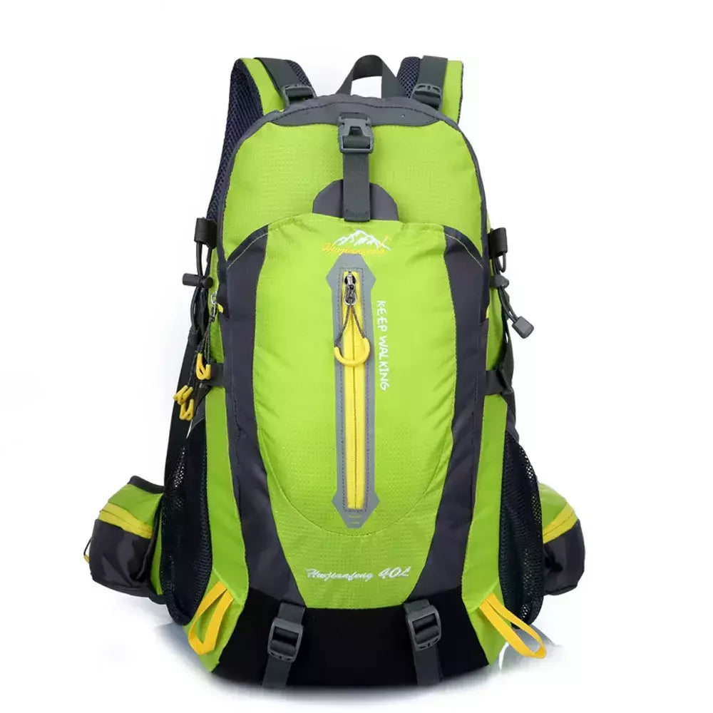 Mochila de escalada à prova d'água, 40l, esportes ao ar livre, viagem, acampamento, caminhada, bolsa para homens, mulheres
