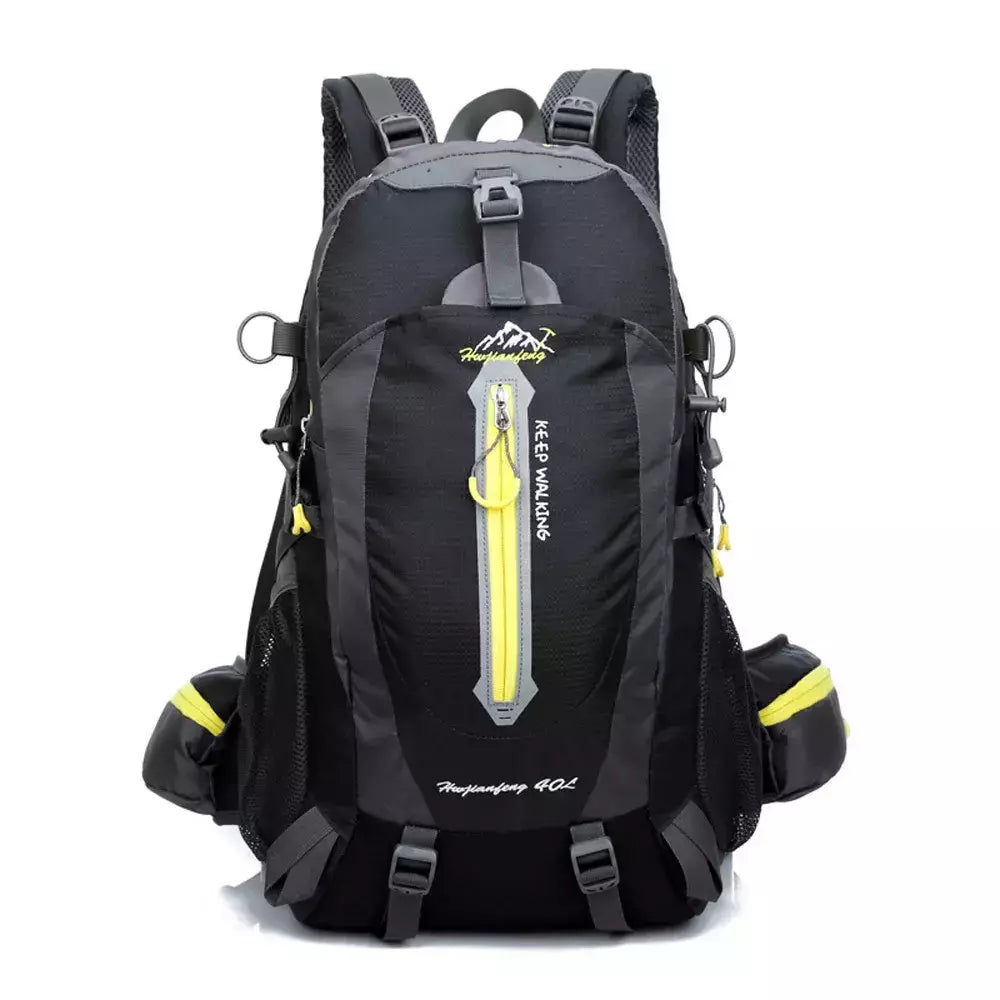 Mochila de escalada à prova d'água, 40l, esportes ao ar livre, viagem, acampamento, caminhada, bolsa para homens, mulheres