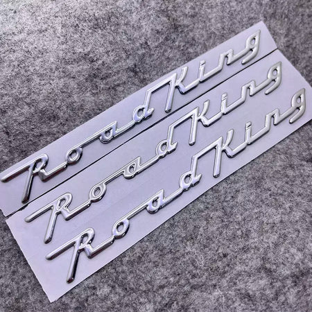 Yecnecty para harley davidson road king 3d chrome motocicleta decalques adesivos 110/105th aniversário clássico moto emblema emblema