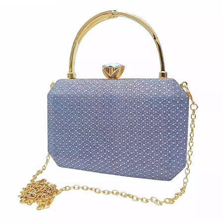 Bolsa Clutch Carteira de Festa Brilhosa Luxo Festa de Gala Casamento
