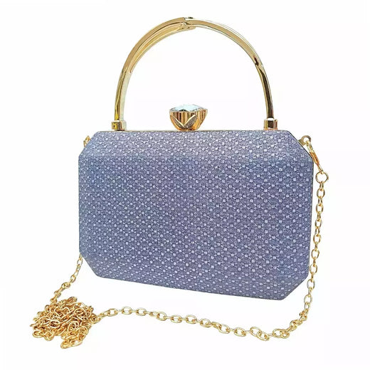 Bolsa Clutch Carteira de Festa Brilhosa Luxo Festa de Gala Casamento